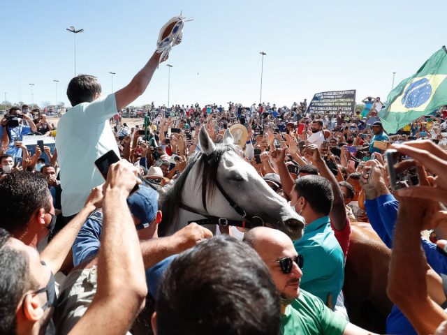 Bolsonaro montou do lado errado em cavalo no Piauí? 😂 - Compre Rural