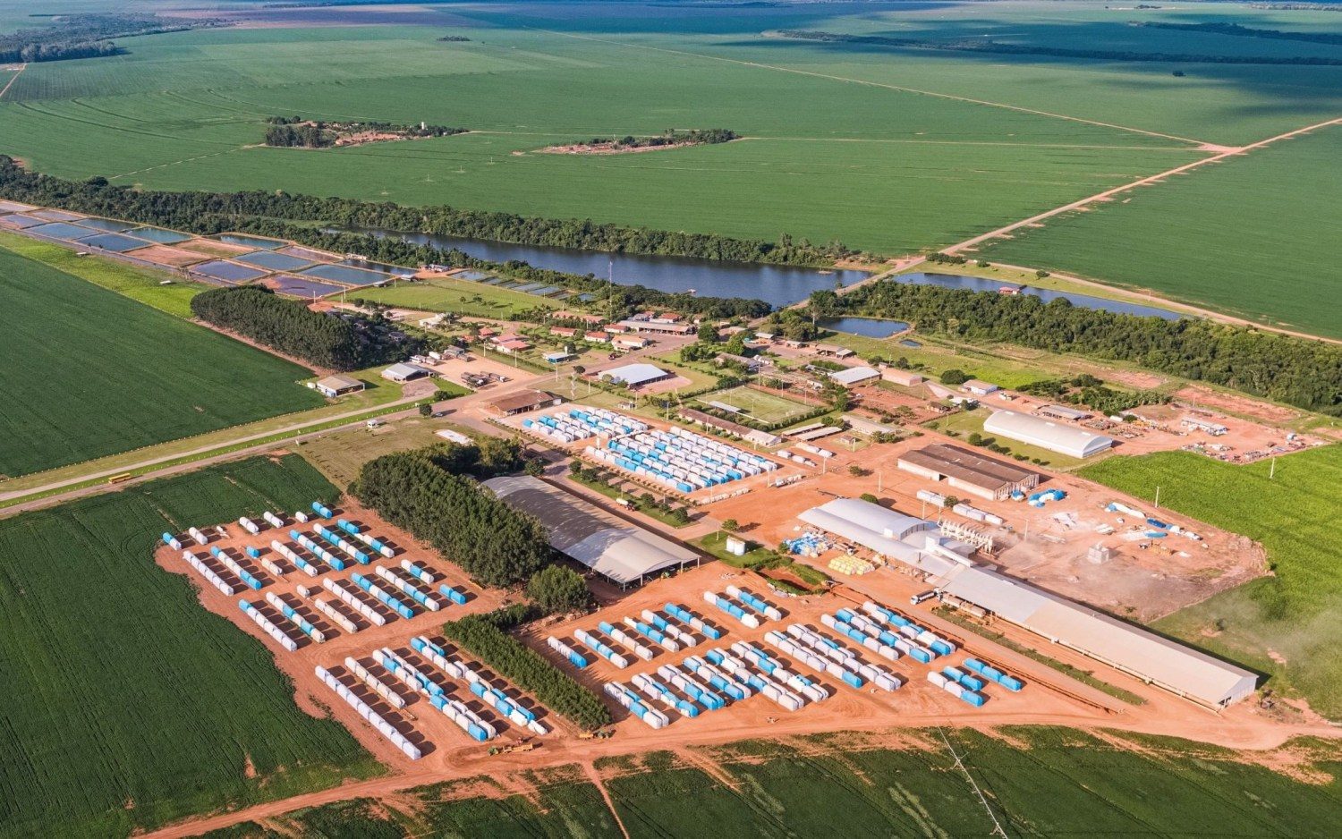 Sede da fazenda Santo Antônio em Campo Verde-MT