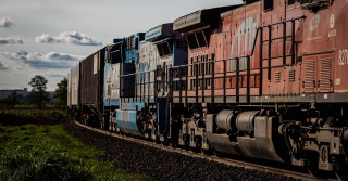 Ferrovia Norte Brasil - Ferronorte. Trem, Estrada de ferro. Vagão