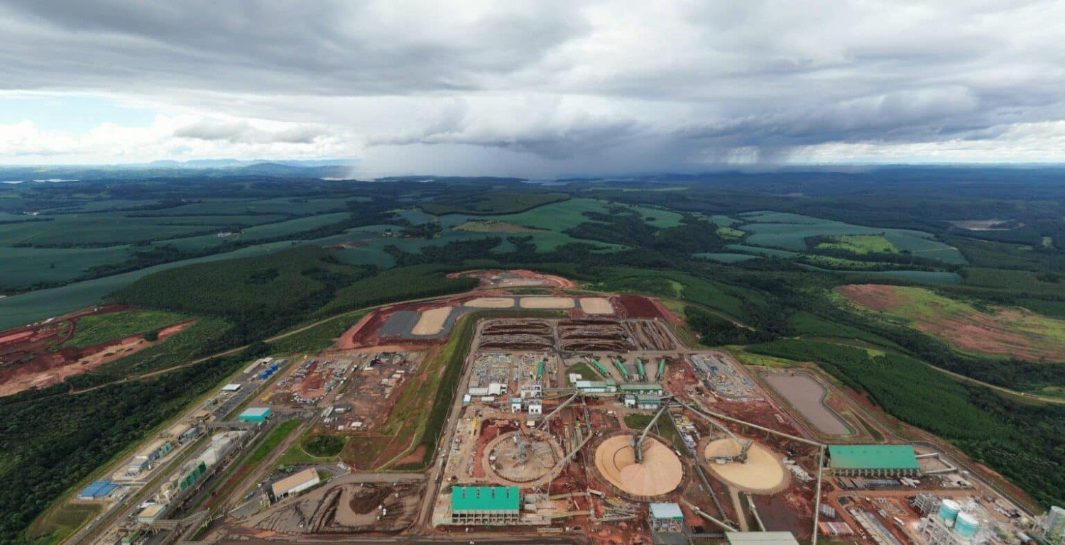 Foto aerea do Projeto Puma II da Klabin, na cidade de Ortigueira, no Paraná/ Fonte: Klabin