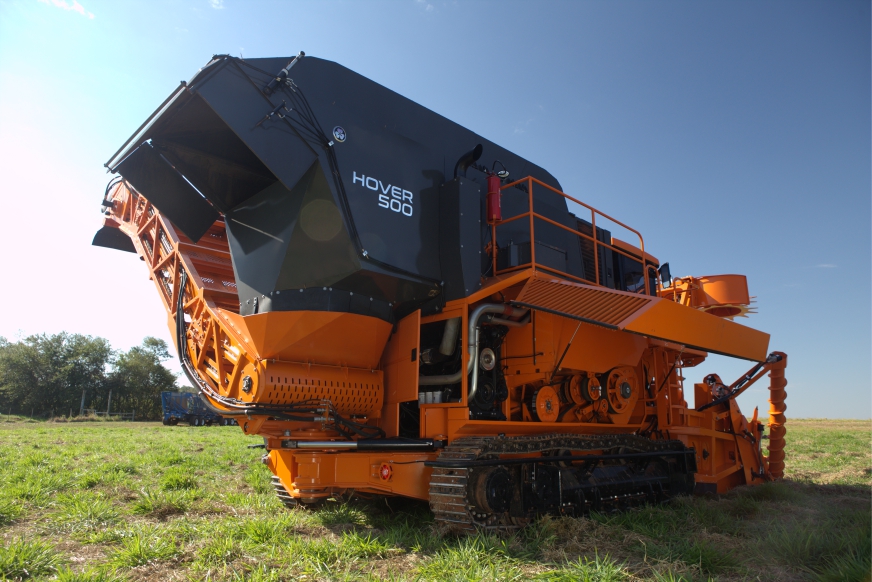 Hover 500, a primeira colhedora de cana-de-açúcar da Jacto