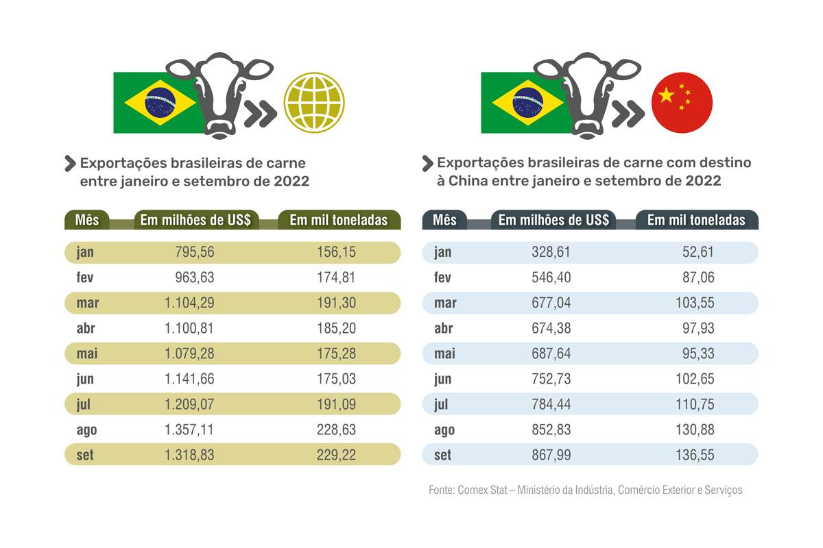 exportacoes brasileiras de carne para o mundo