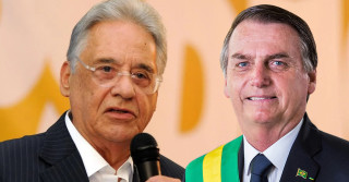 Bolsonaro e Fernando Henrique Cardoso