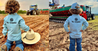 agricultor mirim planta soja aos tres anos de idade - 1