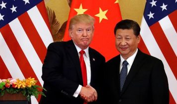 donald trump e o presidente da china