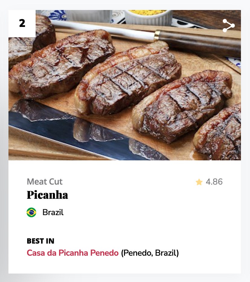 picanha brasileira - segundo lugar