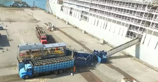 embarque navio exportação gado vivo