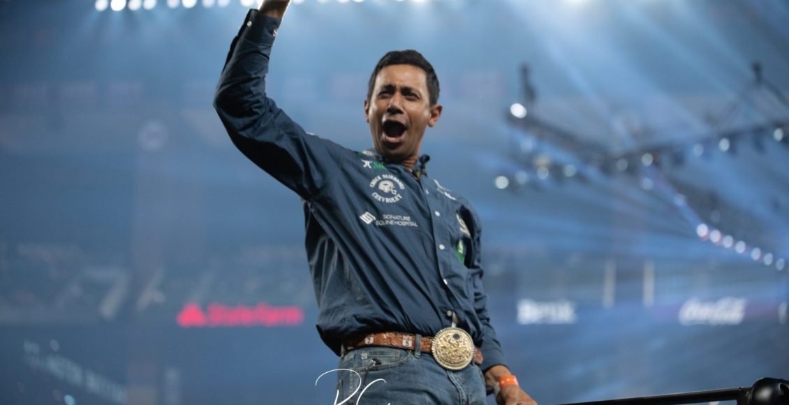 Deu Brasil no Team Roping, Junior Nogueira e Kaleb Driggers venceram pela segunda vez o The American; dupla leva para casa 100 mil dólares