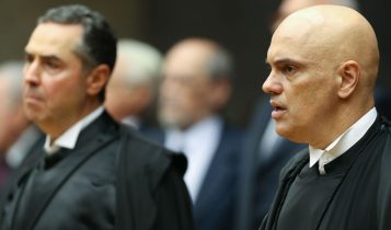 ministros do STF - barroso e alexandre de morais