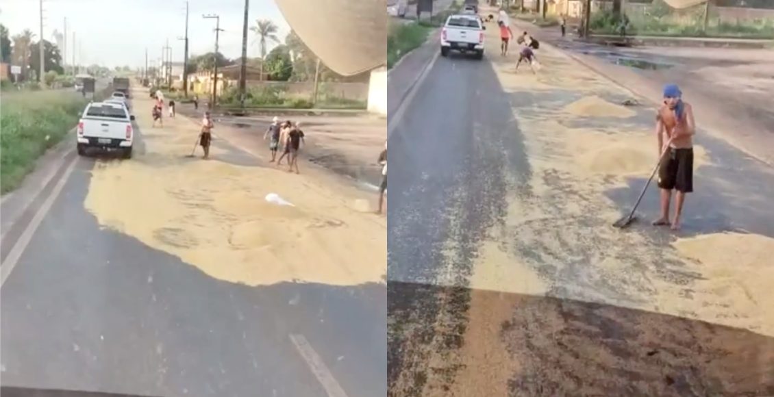 Caminhões de grãos são alvo de assaltantes na BR-135