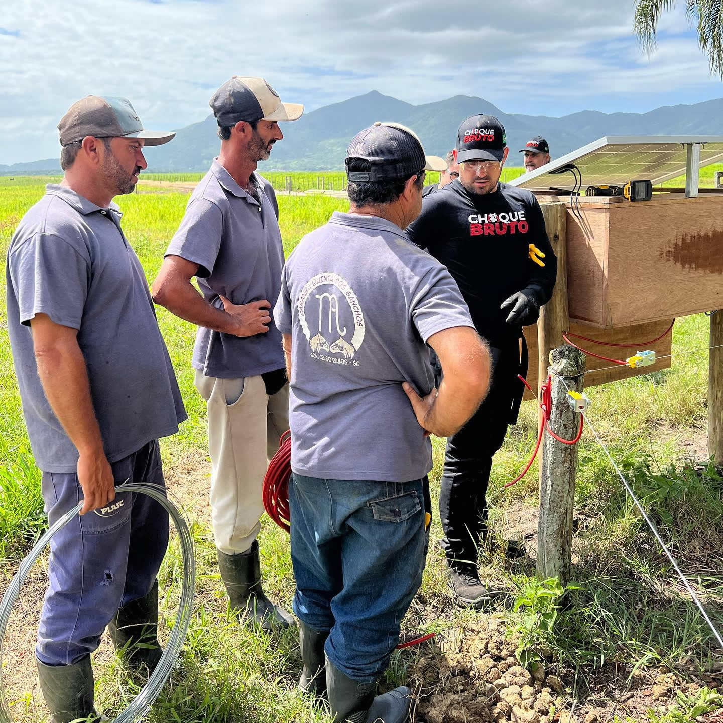 Choque Bruto - instalacao de cerca eletrica rural