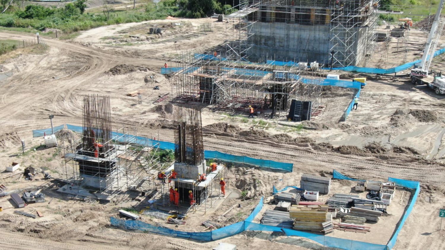 Construção da ponte da Rota Bioceânica está a todo vapor em Mato Grosso do Sul 1