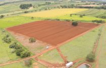 Unidade de Referência em Manejo de Água (URMA) tem 2 ha e pode receber diversos tipos de experimentos com culturas de grãos irrigados por gotejamento subterrâneo. Foto: Fabiano Bastos