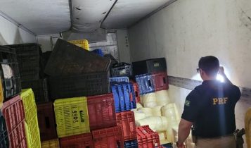 PRF faz apreensao de queijos