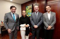 marina silva - ministra do meio ambiente e carlos favaro - ministro da agricultura