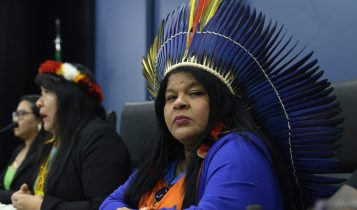 ministra dos Povos Indígenas, Sônia Guajajara