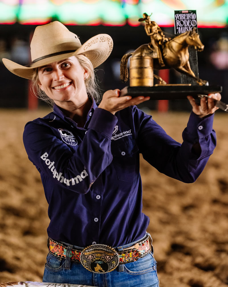 Ana Carolina Laurini Cardozo foi a campeã da categoria Feminino de Três Tambores