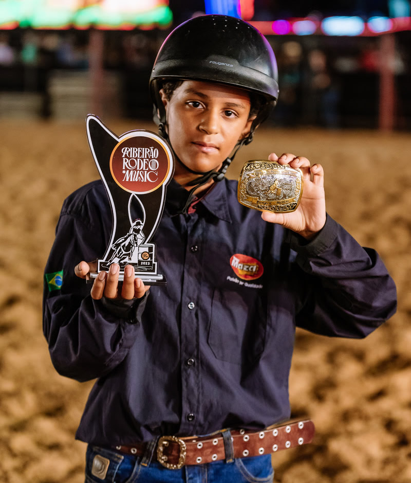 José Arthur Barbosa Santos foi o campeão da categoria Mirim de Três Tambores