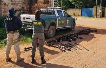 PRF e Ibama realizam operação de combate ao desmatamento, em São Félix do Xingu:PA