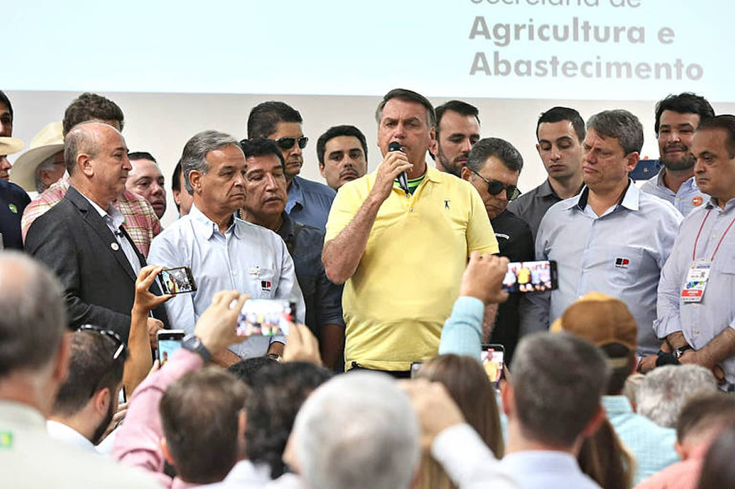 bolsonaro durante discurso na agrishow 2023