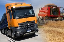 caminhao mercedes-benz safra de graos