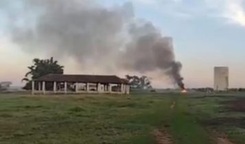 helicoptero cai em fazenda