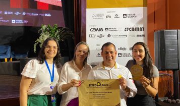Produtores de Porteirinha na ExpoQueijo 2023