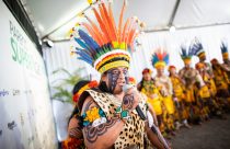 Campo Novo do Parecis - MT - indio falando - povos indigenas