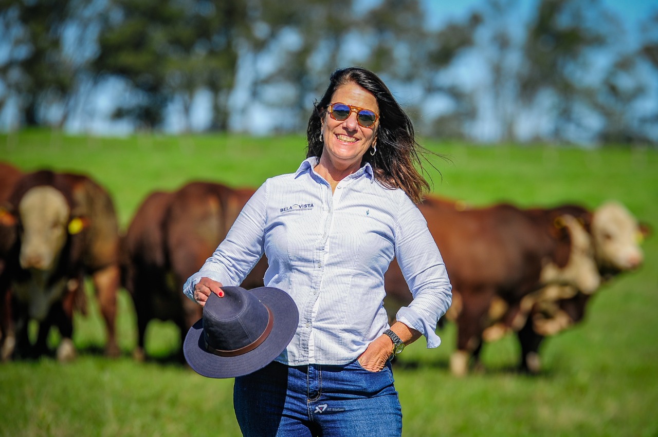 Celina Albornoz Maciel representa a terceira geração da sua família que está à frente da Estância Bela Vista