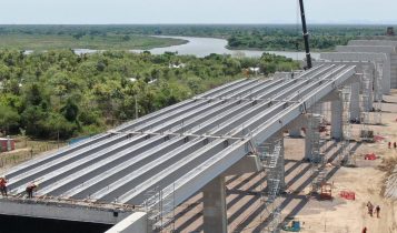 ponte em construcao - rota bioceanica