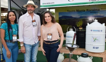 AG Agropecuária é representada por Vilton Lima e Ana Carolina Santos. (