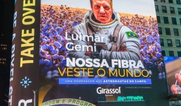 cotonicultores brasileiros homenageados na times square