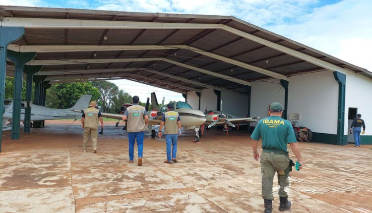 Ibama apreende aviões e autua empresas por uso irregular de defensivos no MS