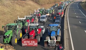 agricultores franceses protesto