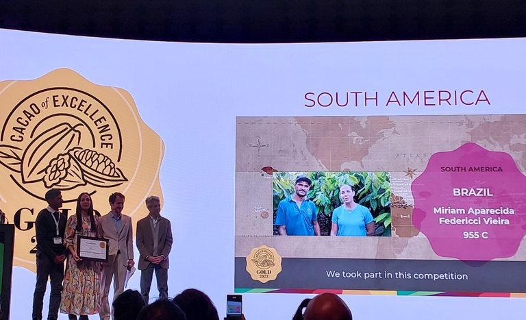 O cacau brasileiro é premiado no Cocoa of Excellence Awards
