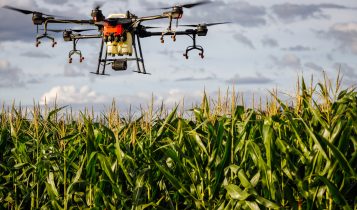 Drone utilizado para pulverização – Crédito: Wenderson Araujo/CNA
