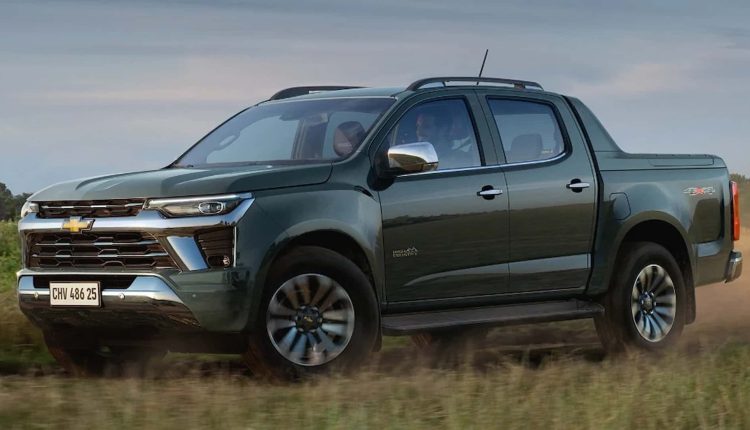 Nova Chevrolet S10 2025 é revelada com novo visual e painel digital