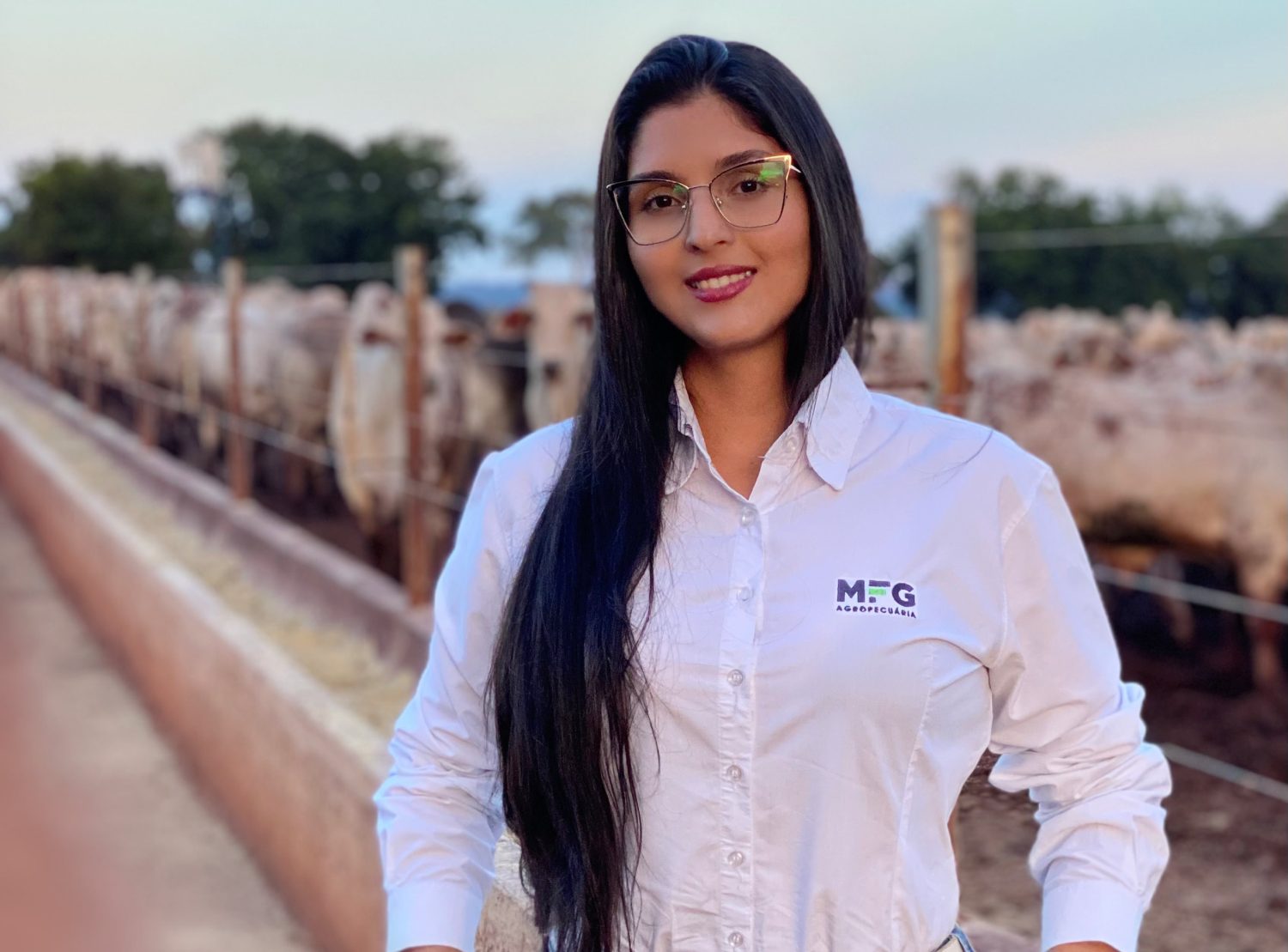 Maryele Rodrigues, coordenadora de Bem-estar Animal e Sanidade da MFG Agropecuária