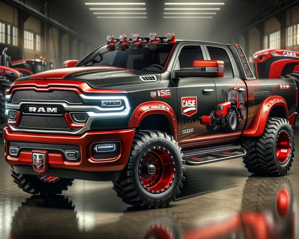 Revolucionária picape RAM 3500 CASE IH, uma união de gigantes