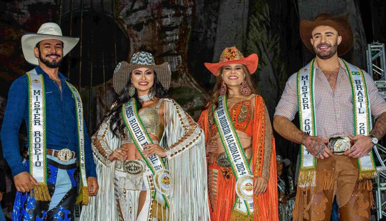 Barbara Fernandes e Robson Copeski sao coroados Miss e Mister Rodeio Brasil 2024 - Barretos