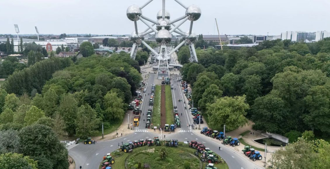 protesto de agricultores