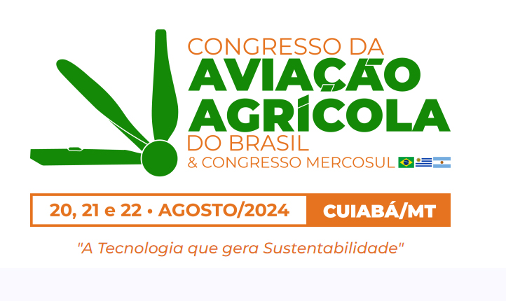 Sindag lança na próxima semana programação do Congresso da Aviação Agrícola em agosto