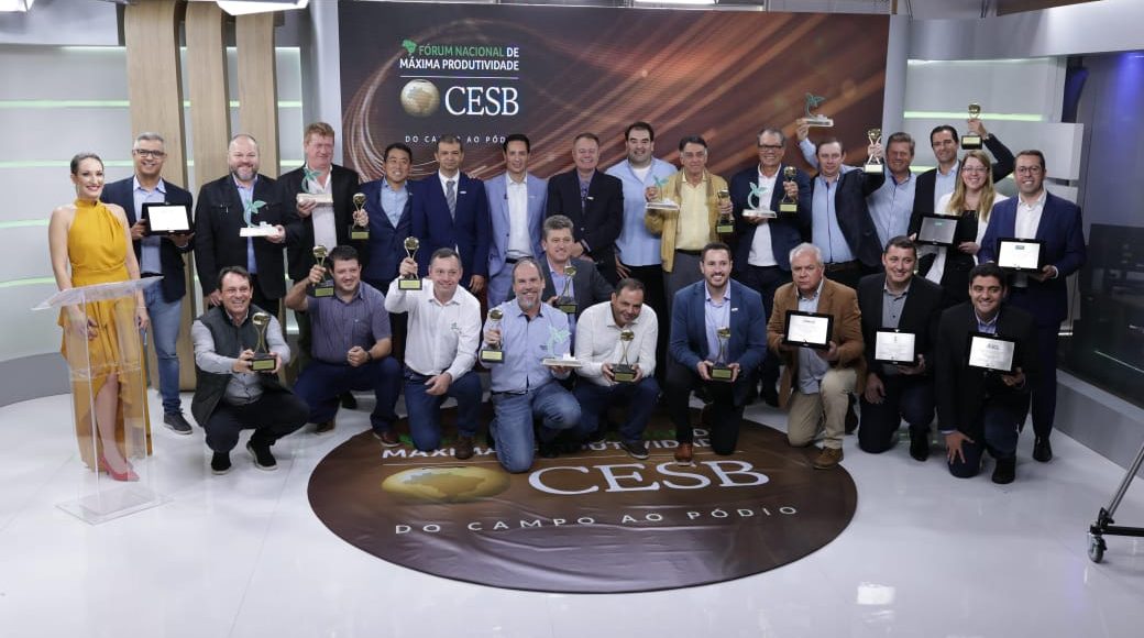 Campeão do Cesb produziu 138,95 sacas de soja/ha, Veja os campeões por região