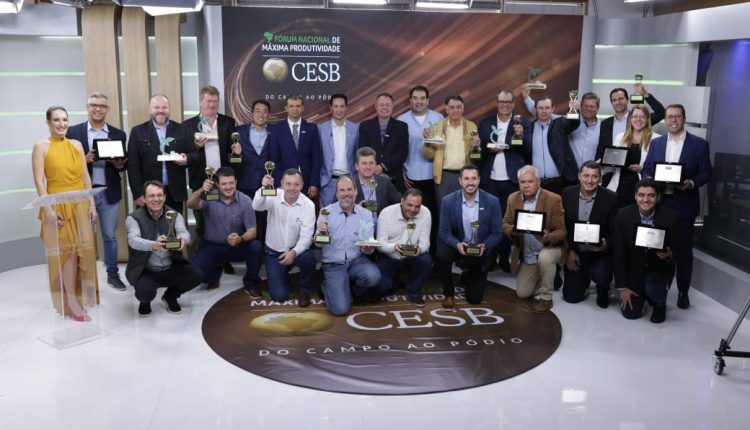 Campeão do Cesb produziu 138,95 sacas de soja/ha, Veja os campeões por região