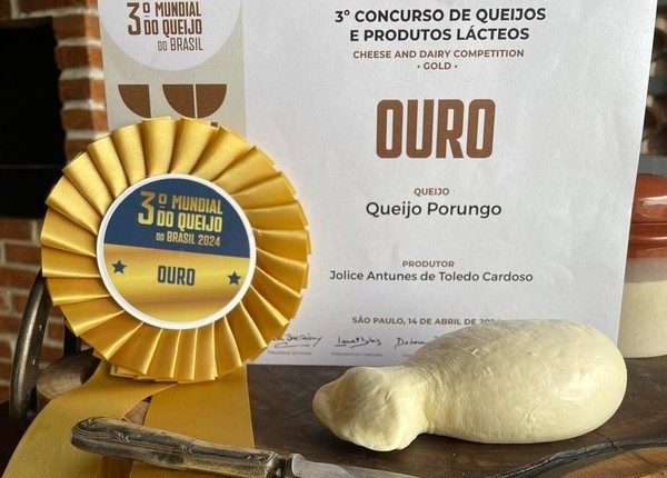 Queijo porungo brasileiro ganha medalha de ouro em competição mundial