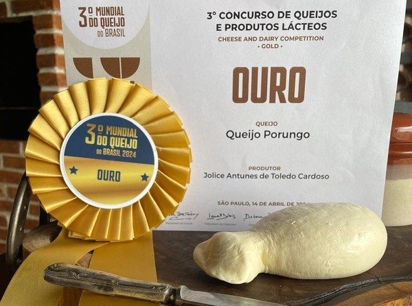 Queijo porungo brasileiro ganha medalha de ouro em competição mundial