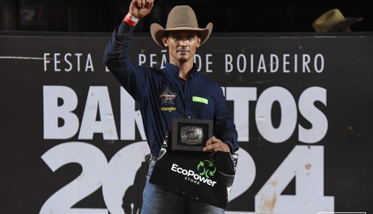 Anderson de Oliveira vence 3º round da final da PBR Brazil na Festa do Peão de Barretos