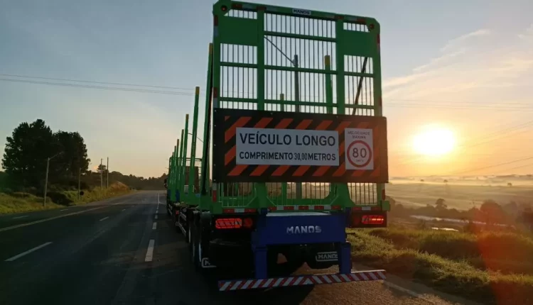 Super Bitrem Florestal Manos percorreu lindas paisagens até chegar em Aracruz, ES.