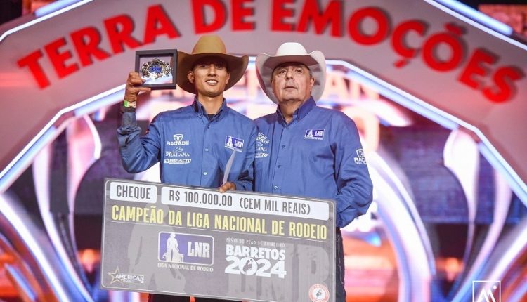 Paulista de Viradouro é o campeão das montarias em touros pela Liga Nacional de Rodeio