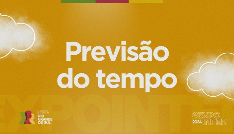 Expointer deve ter tempo bom na maior parte dos dias